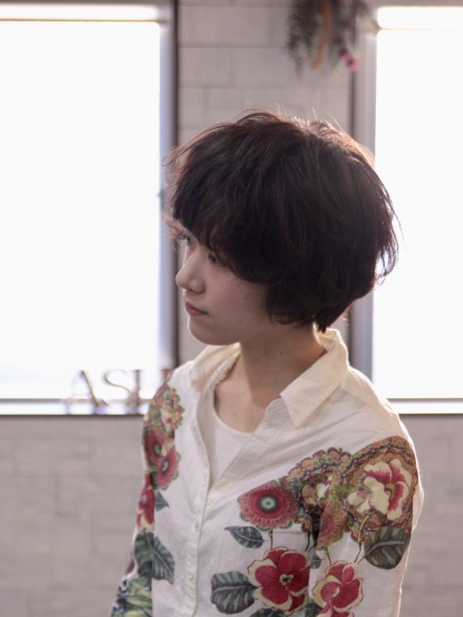 ヘアスタイル マッシュショートヘア Glam Ash 佐賀県 佐賀市の ヘアスタイル マッシュショートヘア Glam Ash 佐賀県 佐賀市の