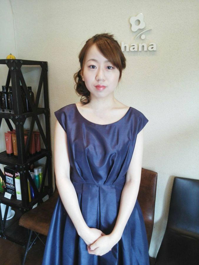 ヘアスタイル 結婚式お呼ばれメイク Hana 佐賀県 佐賀市のヘアサロン 美容室の検索 予約は佐賀 Be