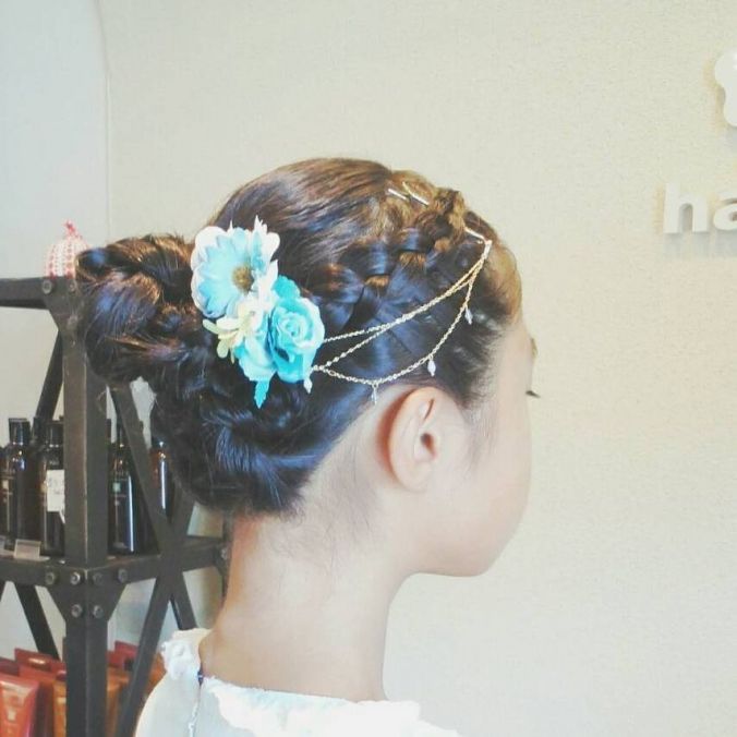 ヘアスタイル ピアノの発表会セット Hana 佐賀県 佐賀市のヘアサロン 美容室の検索 予約は佐賀 Be