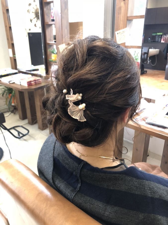 ヘアスタイル 入学式ヘアアレンジ Hair Labo Aimer 佐賀県