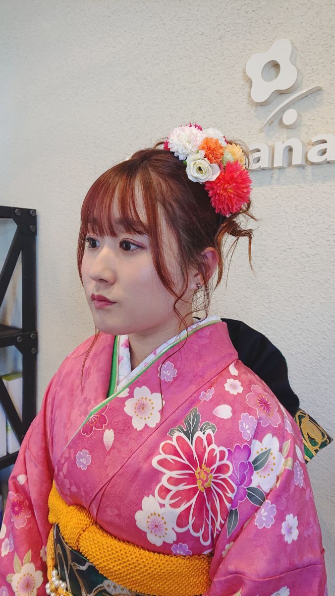 ヘアスタイル 結婚式お呼ばれメイク 振袖 10代 Hana 佐賀県 佐賀市のヘアサロン 美容室の検索 予約は佐賀 Be