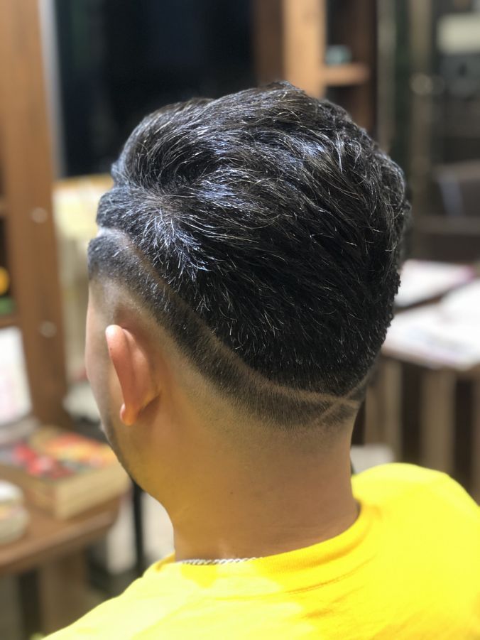 ヘアスタイル フェード ラインアート Hair Labo Aimer 佐賀県 唐津市周辺のヘアサロン 美容室の検索 予約は佐賀 Be