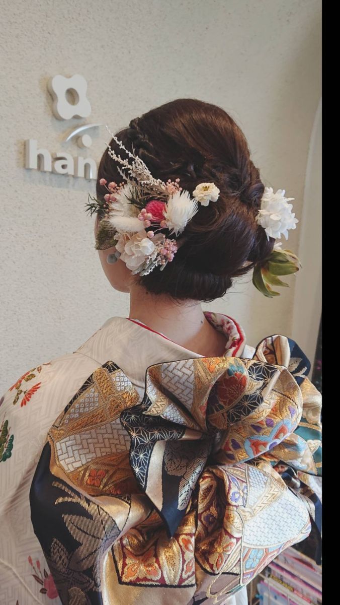 ヘアスタイル ご結納の和装アップスタイル Hana 佐賀県 佐賀市のヘアサロン 美容室の検索 予約は佐賀 Be
