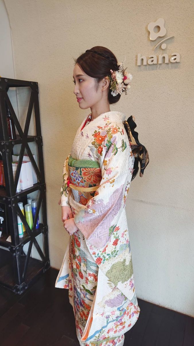 ヘアスタイル ご結納の和装アップスタイル Hana 佐賀県 佐賀市のヘアサロン 美容室の検索 予約は佐賀 Be