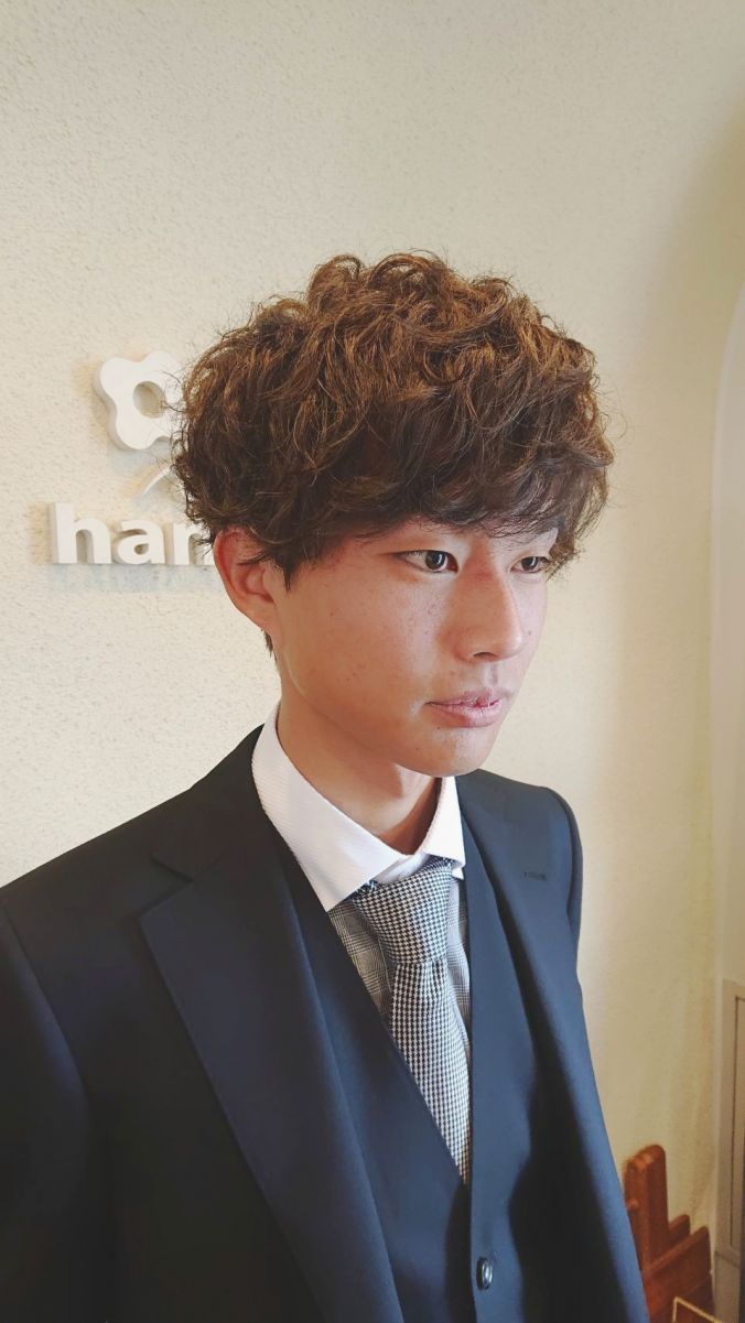 ヘアスタイル 成人式21 メンズセット Hana 佐賀県 佐賀市のヘアサロン 美容室の検索 予約は佐賀 Be