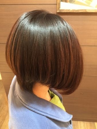 ヘアスタイル 前下がりボブスタイル Romeo Hair Spa Luxury